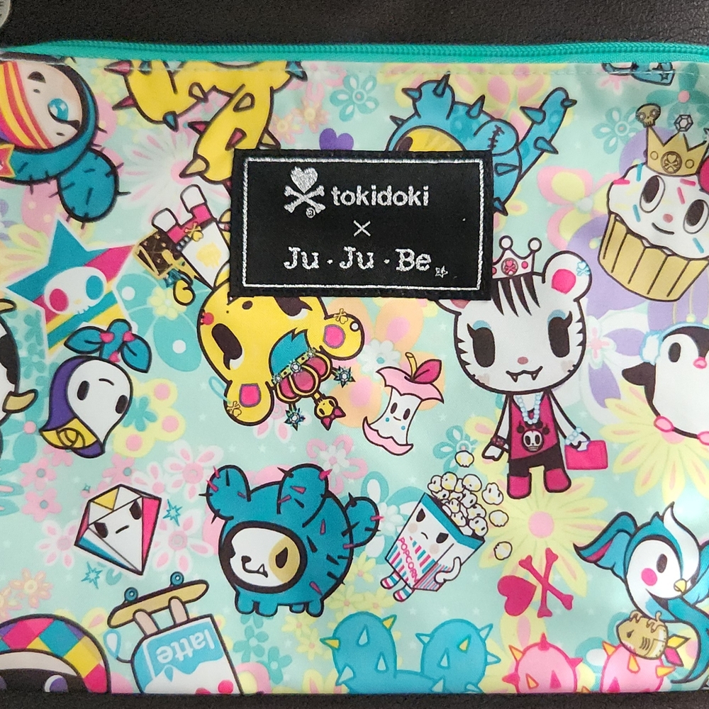 Ju Ju Be Tokidoki X RARE PRINT PERKI TOKI Be Quick Clutch New Never Used.